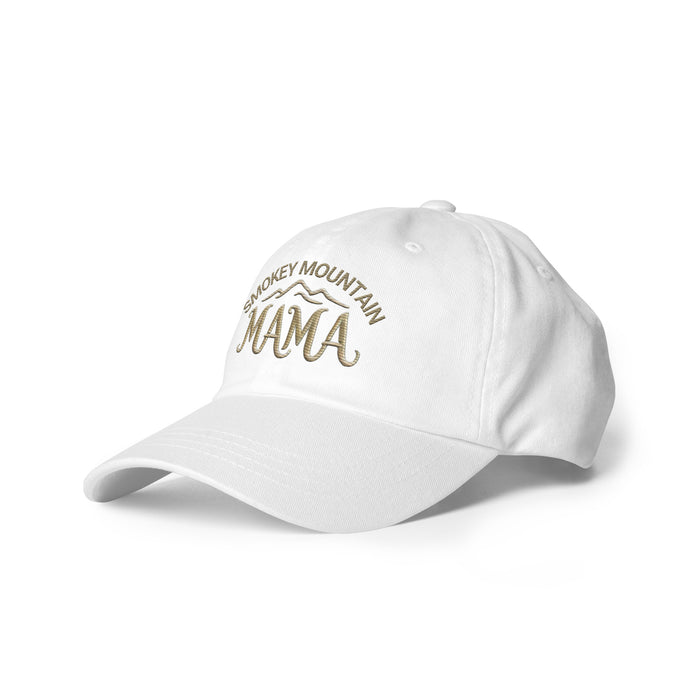 Smokey Mountain Mama Embroidered Dad Hat - Trendy Outdoors Inspired Style