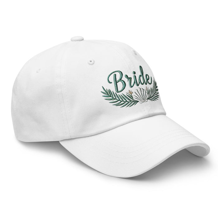 Tropical Bride Embroidered Dad Hat Great Bridal Shower Wedding Gift Bachelorette Gift