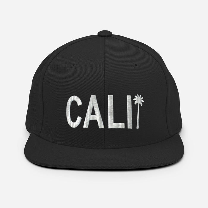 Cali Embroidered California Trucker Cap. Classic Fit Flat Brim