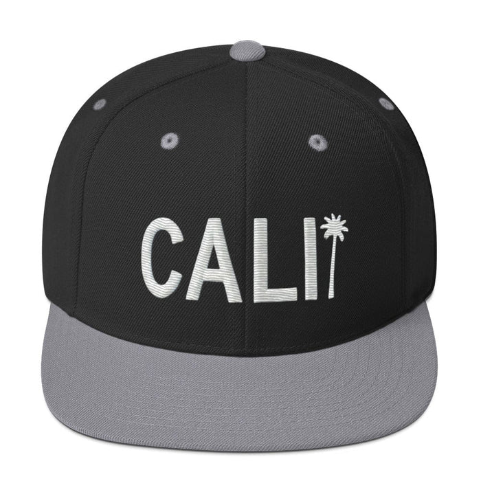 Cali Embroidered California Trucker Cap. Classic Fit Flat Brim