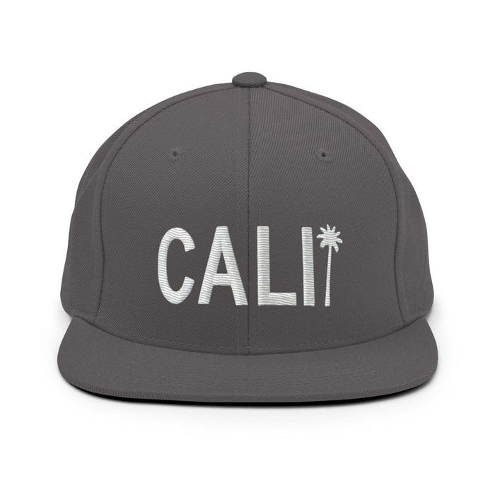 Cali Embroidered California Trucker Cap. Classic Fit Flat Brim