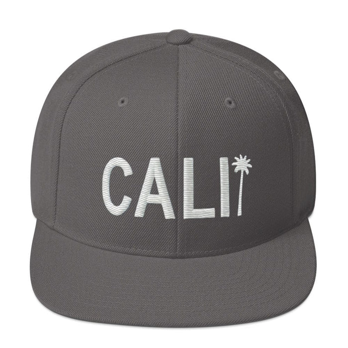 Cali Embroidered California Trucker Cap. Classic Fit Flat Brim