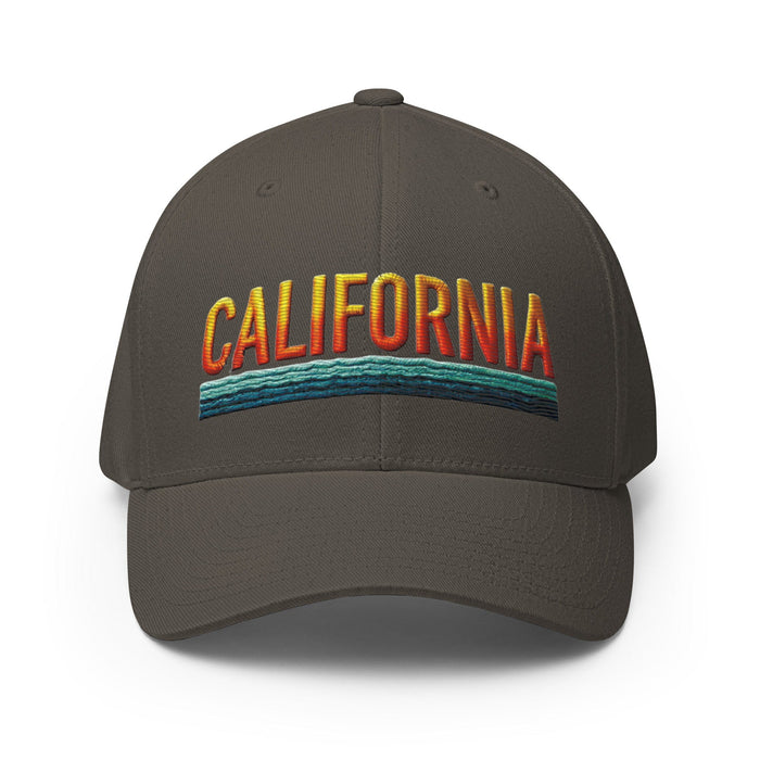 California Embroidered Structured Twill Cap