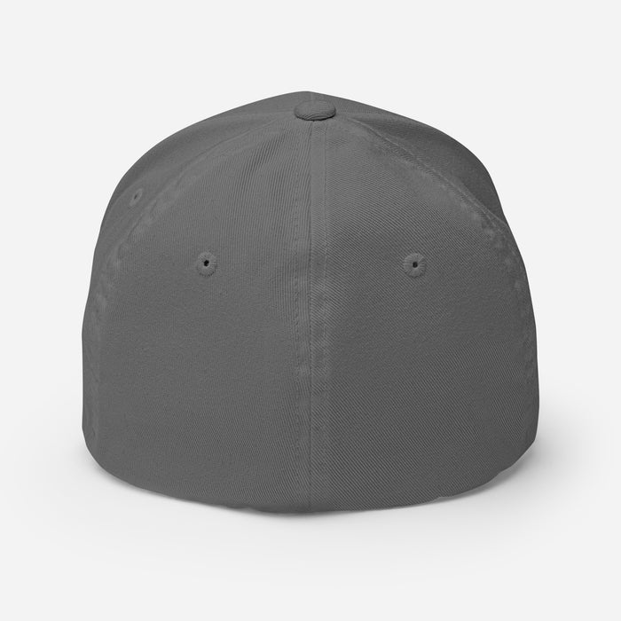 Sunchaser Embroidered Structured Twill Cap. Stretch Fit Athletic Hat