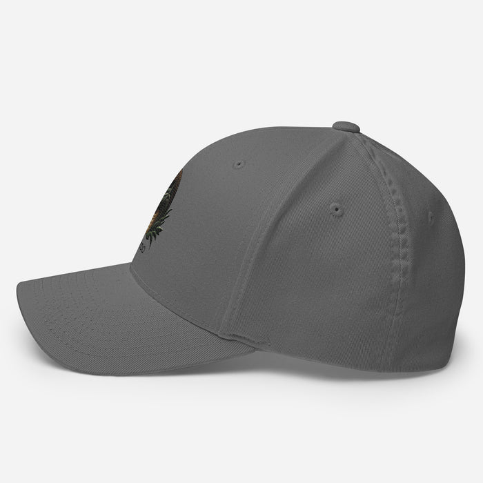 Komodo Dragon  Structured Twill Cap Stretch Fit Athletic Hat