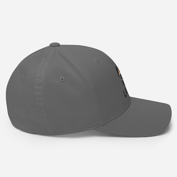 Hyena Wildlife Structured Twill Cap Stretch Fit Athletic