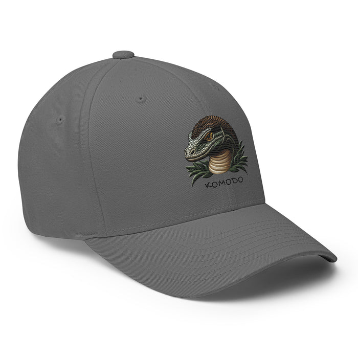 Komodo Dragon  Structured Twill Cap Stretch Fit Athletic Hat