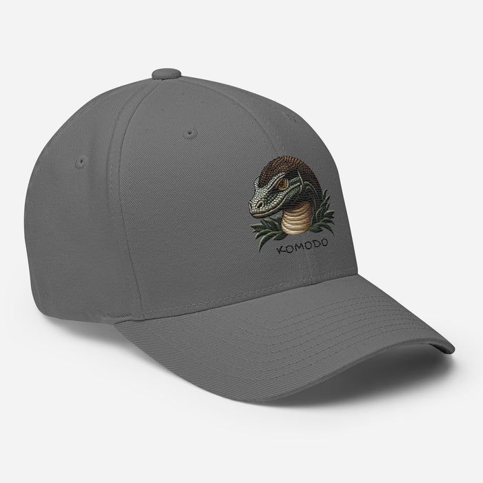 Komodo Dragon  Structured Twill Cap Stretch Fit Athletic Hat