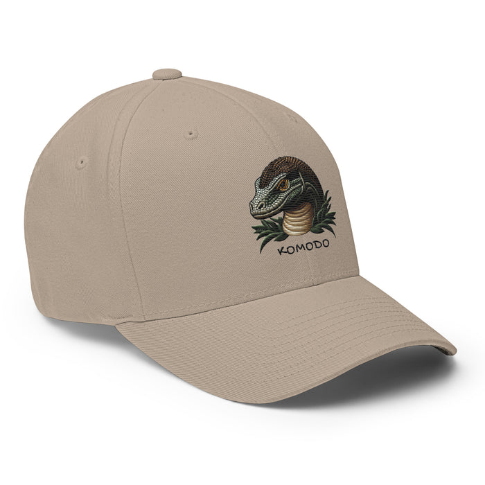 Komodo Dragon  Structured Twill Cap Stretch Fit Athletic Hat