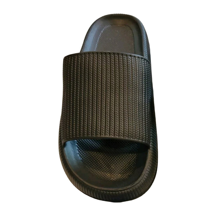 Cloud Slides 7/8 / Black "Cloud Slides Sandals Pool Shoes - Black, Size 7/8"