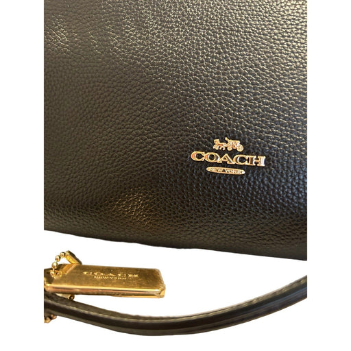 Coach Coach Turnlock Chain Tote – Chic Polished Pebble Leather Handbag