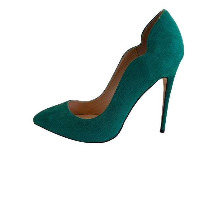 COLETER Green / 10 COLETER Women's Stiletto High Heels: 4.72-Inch Pointed Toe Dress Shoes, SZ 10