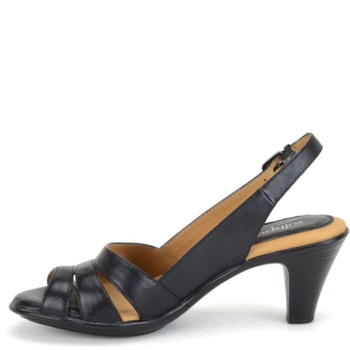 Comfortiva Softspots Women's Neima High-Heeled Slingback Sandals - Black, Size 9WW