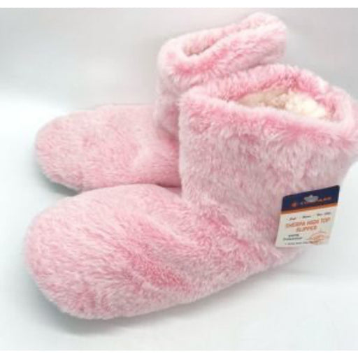 Compass One Size Fits Most / Pink "COMPASS Women's Sherpa Slipper Booties - One Size - Cozy & NEW"