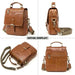 Contacts Stylish Contacts Genuine Leather Messenger Bag Perfect for Everyday Adventures!