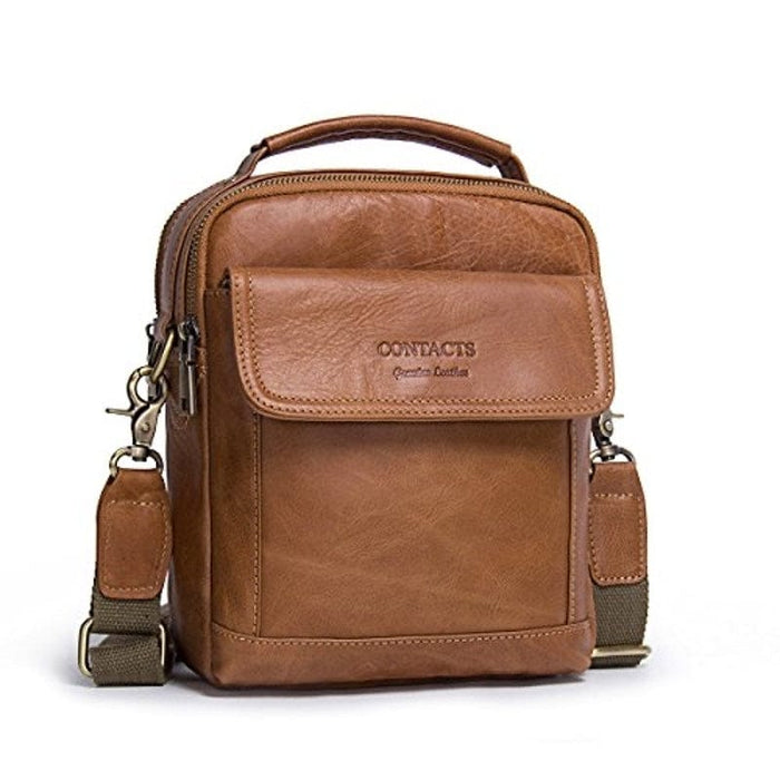 Contacts Stylish Contacts Genuine Leather Messenger Bag Perfect for Everyday Adventures!