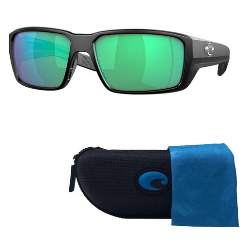 Costa Del Mar one size / black Costa Del Mar Fantail Pro Men's Rectangle Sunglasses - 60mm Lens MSRP $292