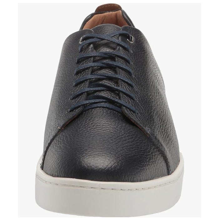 Couture Donald J Pliner 9 / Navy Blue/ Brown / Leather "Donald Pliner Men's Sneaker, Tumbled Calf, Size 9, Navy Blue"