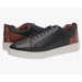 Couture Donald J Pliner 9 / Navy Blue/ Brown / Leather "Donald Pliner Men's Sneaker, Tumbled Calf, Size 9, Navy Blue"