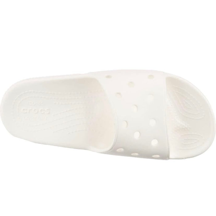 Crocs 13 / white Crocs Unisex Classic Slide Sandals - White, Size 13 Men/15 Women Shoes