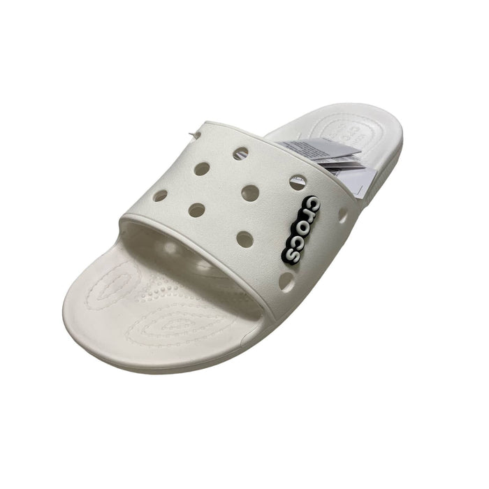 Crocs 13 / white Crocs Unisex Classic Slide Sandals - White, Size 13 Men/15 Women Shoes