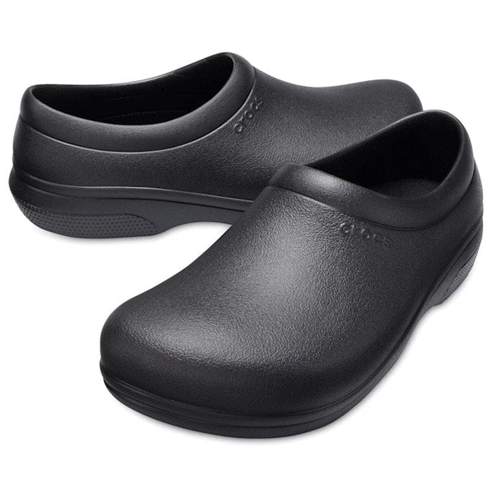 Crocs 8 / Black Crocs On The Clock Slip Resistant Work Slip-On - Men's 6 / Women's 8 Shoes