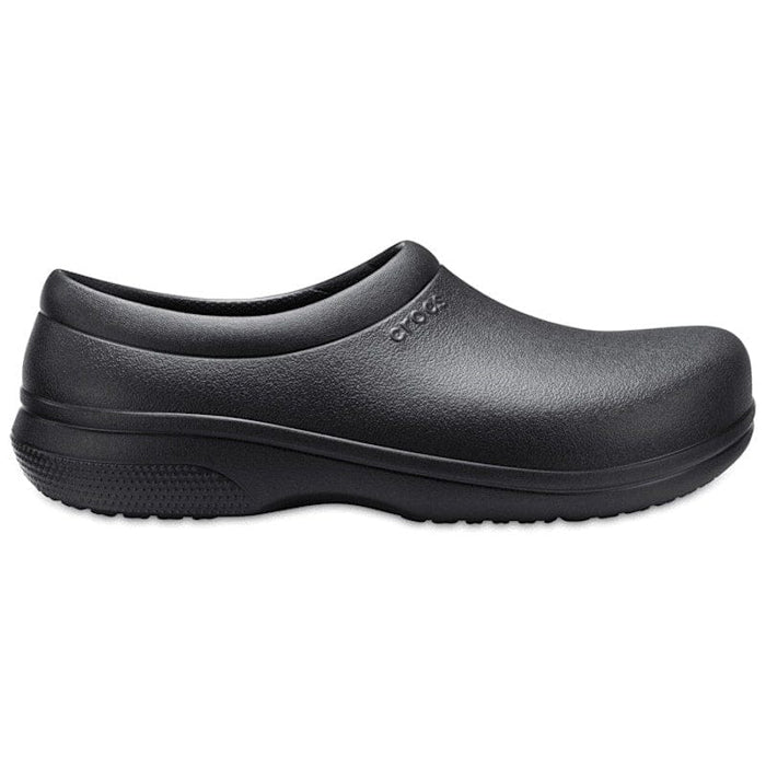 Crocs 8 / Black Crocs On The Clock Slip Resistant Work Slip-On - Men's 6 / Women's 8 Shoes