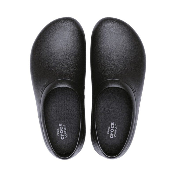 Crocs 8 / Black Crocs On The Clock Slip Resistant Work Slip-On - Men's 6 / Women's 8 Shoes