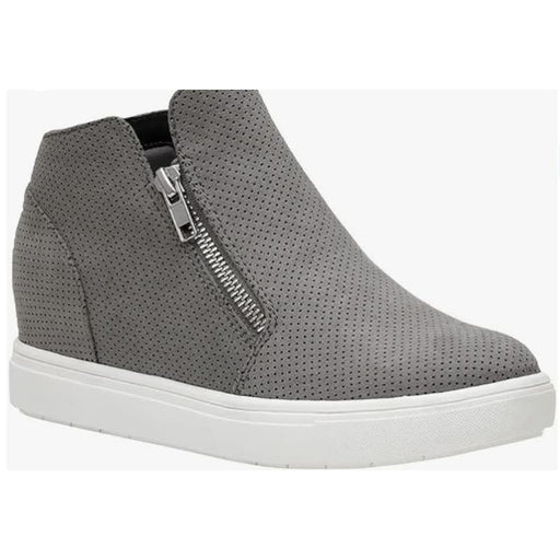 CUSHIONAIRE 8.5 / Gray : CUSHIONAIRE Women's Hart Hidden Wedge Sneaker, Size 8.5