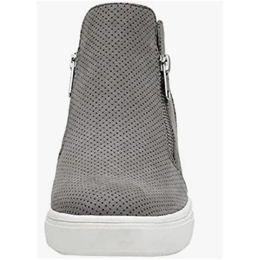 CUSHIONAIRE 8.5 / Gray : CUSHIONAIRE Women's Hart Hidden Wedge Sneaker, Size 8.5