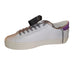 D.A.T.E. 8 / White/Purple / Leather "D.A.T.E Flair Calf White-Purple Women's Tennis Shoes, Size 8" MSRP $240