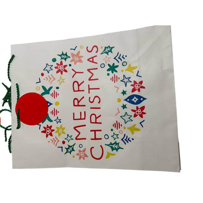 Bundle Christmas Wrapping 12 Gift Bags tissue paper