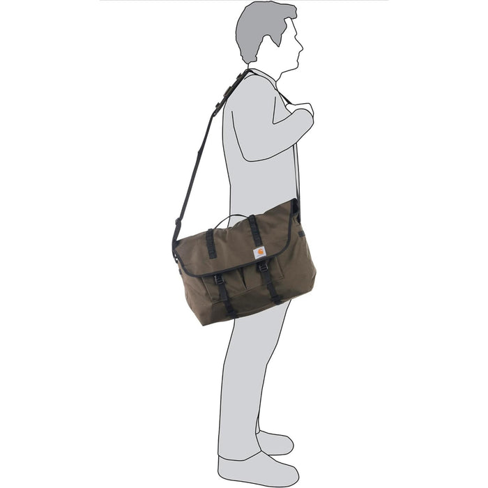 Carhartt Unisex Messenger Bag, Durable Nylon, Fits 15-Inch Laptop