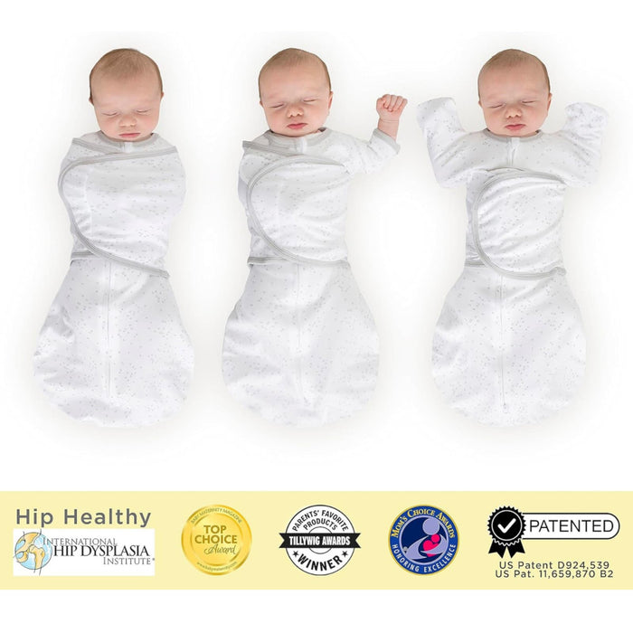 Amazing Baby 6-way Omni Swaddle Sack with Wrap - Small, 0-3 Months * Baby101