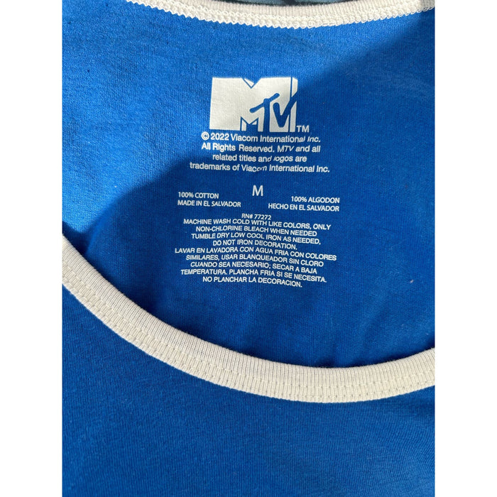 MTV Retro Look Tank Top - Men’s Royal Blue Basketball * Medium M1221