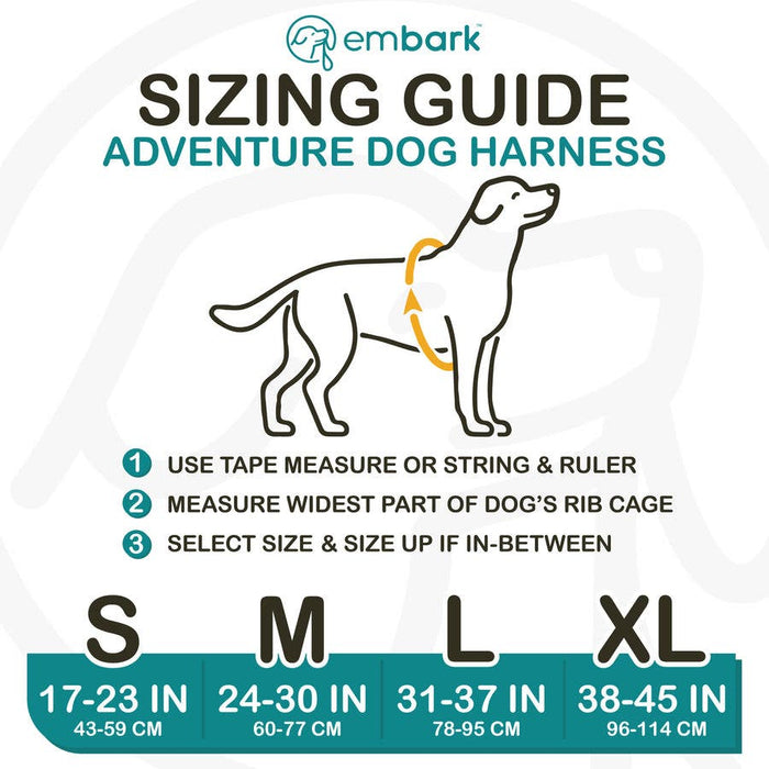 Embark Adventure No Pull Dog Harness - Pink, Medium Size Pet Safety