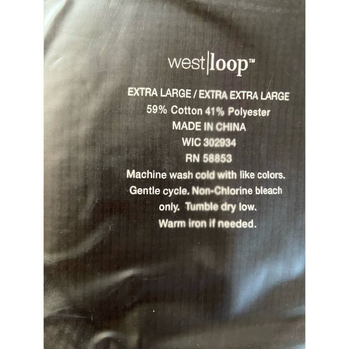WEST LOOP Women's Thermal Lounge Shirt * Comfort and Style in Black, XL/XXL W821