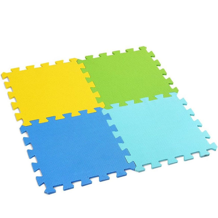 Meiqicool EVA Foam Puzzle Play Mat Baby Non Toxic Interlocking Soft Floor Tiles
