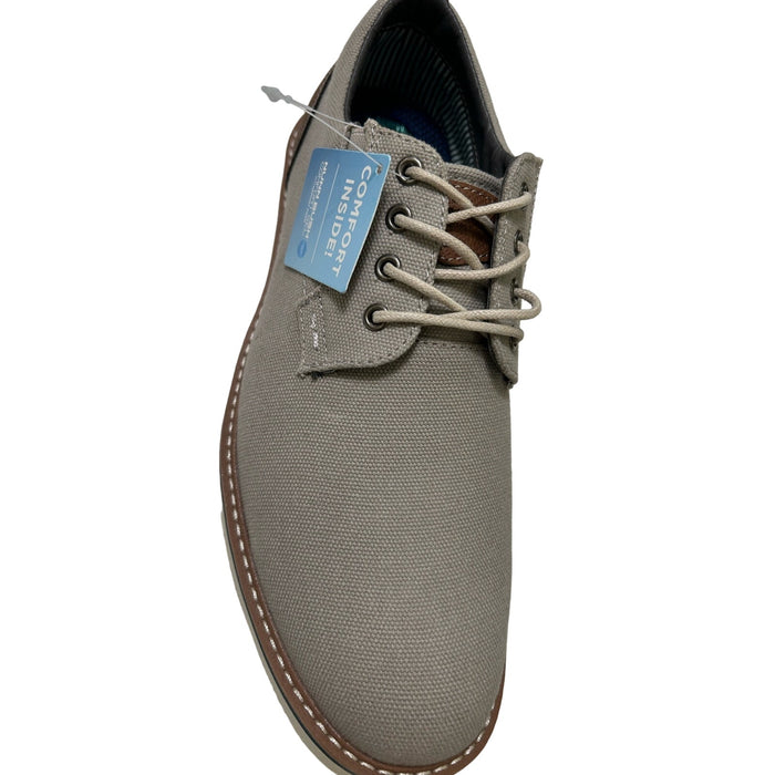 Nunn Bush Men's Barklay Canvas Oxford Lace-Up SZ 8.5 Comfort Gel Footbed