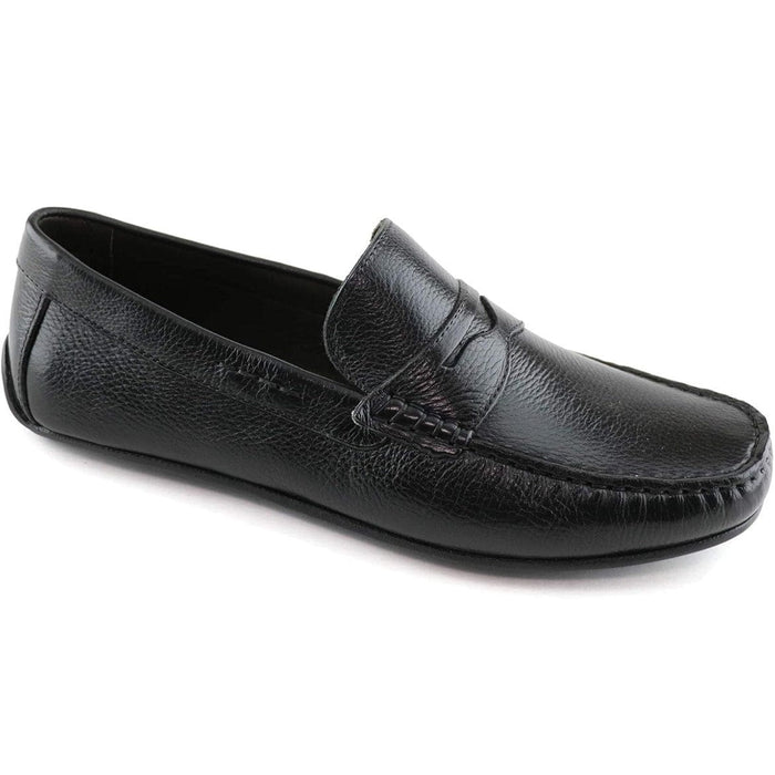 Marc Joseph New York Men’s Leather Slip-On Penny Loafers – Comfort Meets Style!