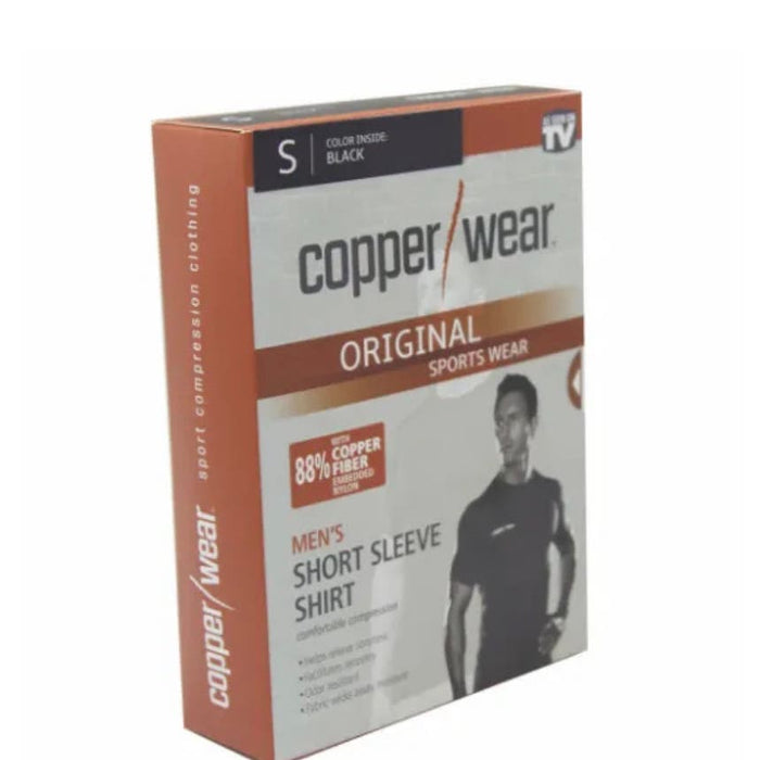 Copper Wear Short Sleeve Shirt - Black, Size Small * MTS01