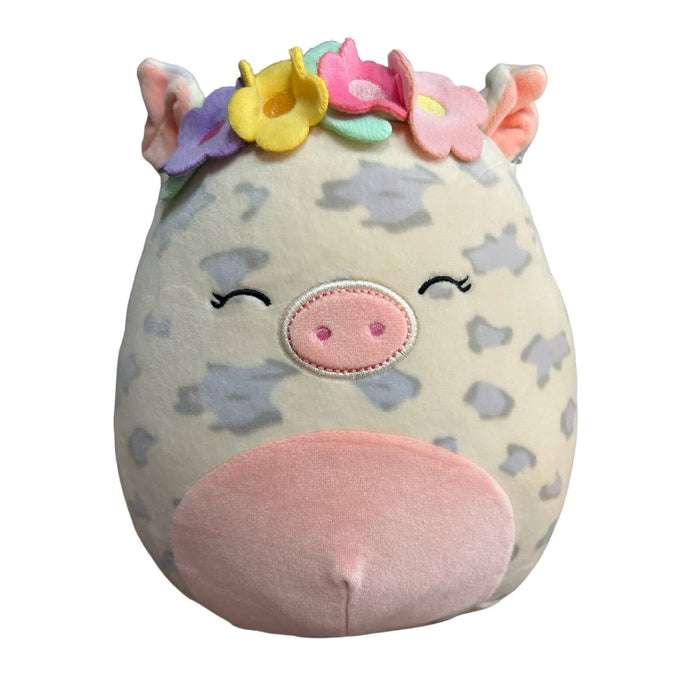 Squishmallow - Rosie the Pig - Flower Headband Crown - 8" - NWT