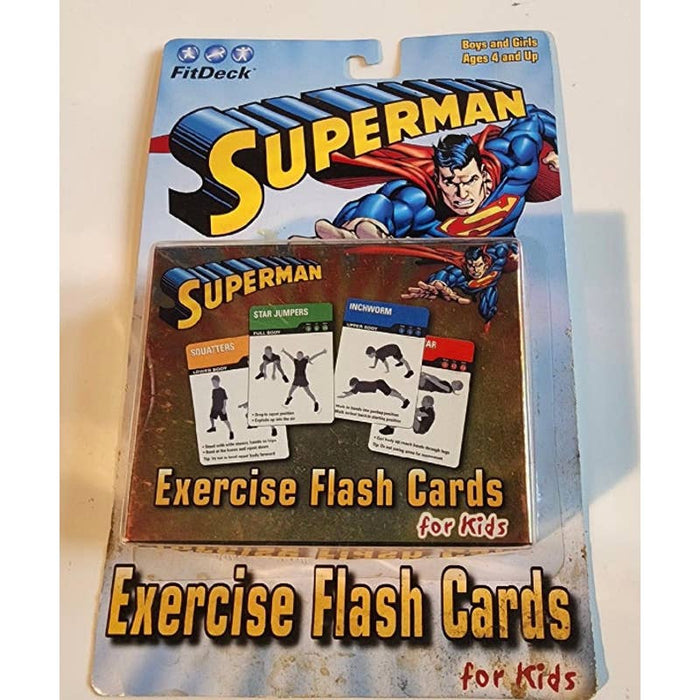 Superman Fitdeck Superman 50 Exercise Flash Cards