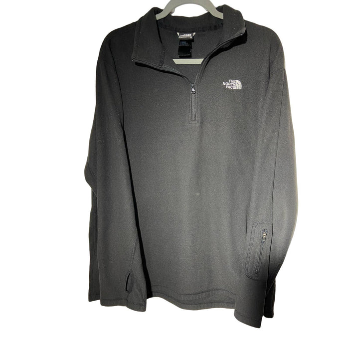 The North Face textured 1/4 zip pullover sweater