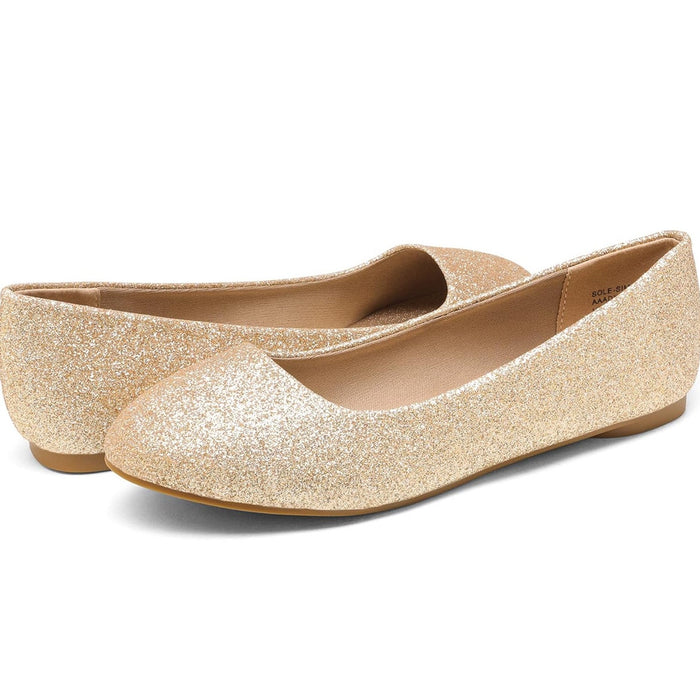 DREAM PAIRS Women's Sole-Simple Ballerina Flats - Size 5.5, Ultra Comfort Shoes