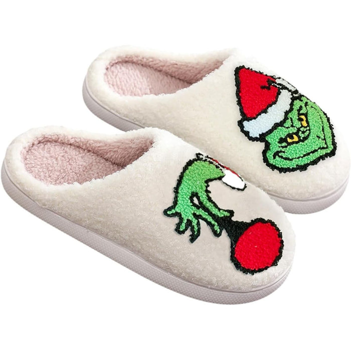 "Grench Christmas Slippers Size 7.5 for Women"