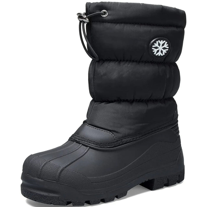 KOMFORME Men's Snow Boots, Water Resistant, Size 6 - MSRP $59.99