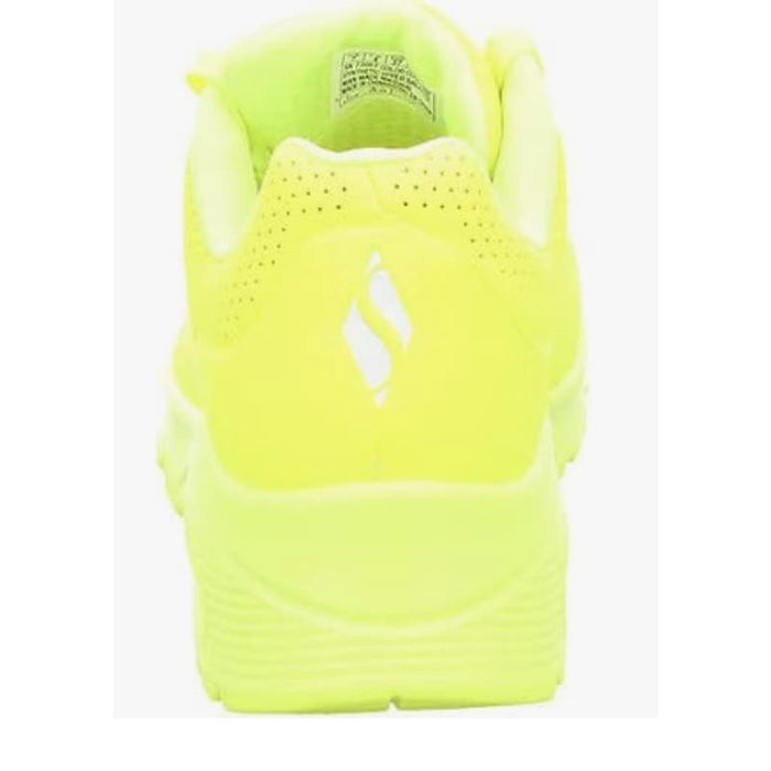 Skechers Women's Skecher Street Uno - Night Shades Sneaker, Neon Yellow, Size 10
