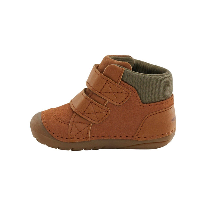 Stride Rite Martin Tan Boot - Comfort and Style for New Walkers - SZ 5 Months