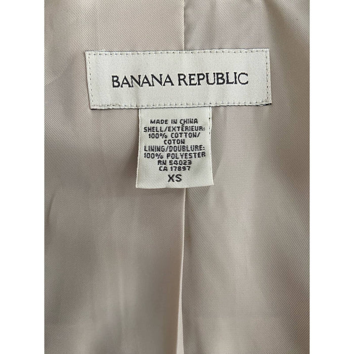 Banana Republic Tan Short Trench Coat, XS * wom897